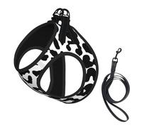 Leopard Print Animals The Arts,Pet Harness,Adjustable Reflective Dog Harness,Pet Leash Vest,L