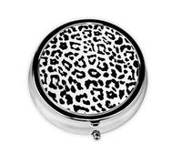 Leopard Print Animals The ArtsMeta Pill Box 3 Compartment Medicine Case,Portable Organizer