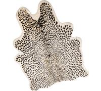 Leopard Print Area Rug,Faux Cowhide Hide Skin Rug Animal Printed Mat Carpet for Home Office, Livingroom, Bedroom（6.8 x 5.2 Ft）