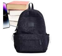 Leopard Print Backpack Large Capacity Nylon Laptop Bookbag With Multiple | Large Capacity Nylon Backpack With Multiple Pockets And Padded Shoulder Straps, Ideal For Daily Commute, College, School