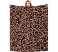 Leopard Print Blanket, Leopard Print Blanket Throw, Multifunctional Sofa Blanket Bed Blanke-t Travel, Suitable For Home Decoration, Party Gift 100x150cm -1