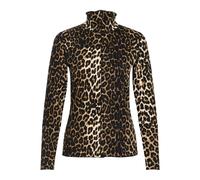 Leopard Print Blouse Monks Robe - female - Karen by Simonsen - Long Sleeve T-Shirts - Multicolor - 2XL - Tops 2XL