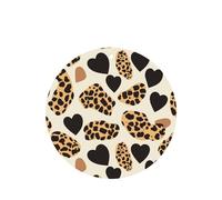 Leopard print Car Air Fresheners Cards Set of 4 Pieces Hanging Scented Cards for Wardrobe Bathroom Car Fresheners Long Lasting