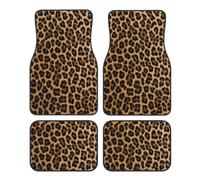 Leopard Print Carpet Car Floor Mats,Universal Fit For Cars,Suvs,Trucks
