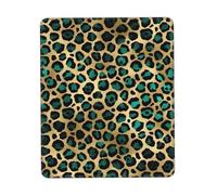 Leopard Print Cheetah Desk Mat Comfortable Mouse Mat Durable Mousemat For Studying Work Travel 25X30Cm