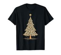 Leopard Print Christmas Tree T-Shirt