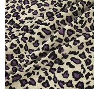 Leopard Print Corduroy Fabric,50×150cm Thin Cheetah Upholstery Fabric by The Metre for Quilting Sewing DIY Craft Patchwork Bag Bedding Pillow Mask (Beige1)