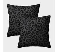 Leopard Print Design-Animal Pattern for Home Decor Pillow Covers 2 Pack Cozy Pillowcases Art Cushion Case with Invisible Zipper Decor Couch Living Room 40x40cm
