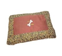 Leopard Print Dog Bed Pillow Cover Large 29"x39" Removable Zipped Polycotton Outer Covers, Filling Not Included, Ideal Pet Pillowcases for Large Breeds & Senior Dogs (29 x 39 inches, Leopard Print)