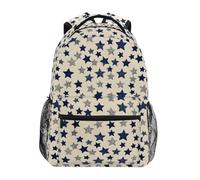 Leopard Print Five-Pointed Star Pattern Kids Backpack for Boys Girls Student Big Backpacks for Elementary School Shoulder Bag Bookbag