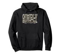 Leopard Print Grateful Daisy Floral Art Pullover Hoodie