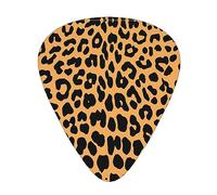 Leopard Print Guitar Paddle 12 Pack Guitar Pickup Suitable For Playing Acoustic Guitars, Electric Guitars, Etc.