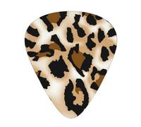 Leopard Print Guitar Picks,12 Pack Guitar Plectrums Thin, For Bass Electric Acoustic Guitars Ukulele