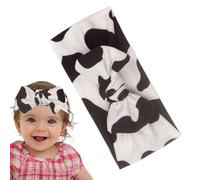 Leopard Print Headband - Wide Leopard Hair Accessories For Babies, Soft Stretchy Bows Head Wrap | Baby Girl Animal Print Headband, infnt Hair Wrap For Daily Use And Photography, Toddler Hairband For