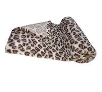Leopard Print High Grade Vet Bedding Non-Slip back Bed Fleece for Pets