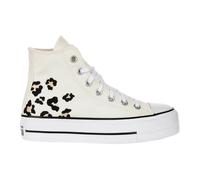Leopard Print High Top Textile Trainers 6 1/2 UK