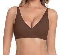 Leopard Print Jelly Bra Wireless Seamless Bra Push Up Comfort Sleep Bralettes T Shirt Bras Comfortable Wireless T-Shirt Bralettes with Support Padded and Adjustable Jelly Bras for Women UK