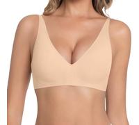 Leopard Print Jelly Bra Wireless Seamless Bra Push Up Comfort Sleep Bralettes T Shirt Bras Comfortable Wireless T-Shirt Bralettes with Support Padded and Adjustable Jelly Bras for Women UK