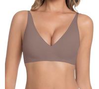 Leopard Print Jelly Bra Wireless Seamless Bra Push Up Comfort Sleep Bralettes T Shirt Bras Comfortable Wireless T-Shirt Bralettes with Support Padded and Adjustable Jelly Bras for Women UK