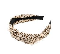 Leopard Print Knotted Hair Band, A Minimalist Summer Wide-brimmed Hair Accessory(C)