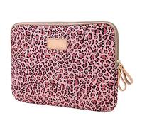 Leopard Print Laptop Notebook MacBook iPad Case Bag Sleeves, 10 Inch Cover Sleeve Bag for MacBook/Laptops/Notebooks/Ultrabooks/Netbooks,Red