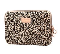 Leopard Print Laptop Notebook MacBook iPad Case Bag Sleeves, 8.3 Inch Cover Sleeve Bag for MacBook/Laptops/Notebooks/Ultrabooks/Netbooks,Brown