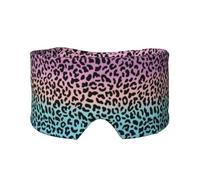 Leopard Print, Leopard Pattern, Purple, Full Eye Covers Light Blocking Eye Mask Sleep Eye and Ear Muffs
