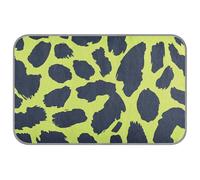 Leopard Print Lime Green and Navy Blue Summer Dog Cooling mat Self Cooling cat mat for Pets Outdoor Cats pet Summer Manta Fria para Perros M