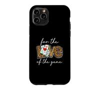 Leopard Print Love for The Game Mahjong Playing Chinese Game Case for iPhone 11 Pro