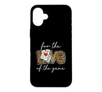 Leopard Print Love for The Game Mahjong Playing Chinese Game Case for iPhone 16 Plus