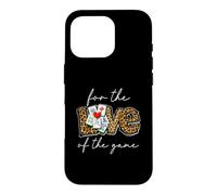 Leopard Print Love for The Game Mahjong Playing Chinese Game Case for iPhone 16 Pro