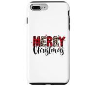 Leopard Print - Merry Christmas - Doodles Case for iPhone 7 Plus/8 Plus