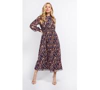Leopard Print Midaxi Dress Little Mistress Multi 12