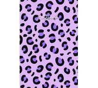Leopard Print Notebook Journal A5: Purple Leopard Print, Leopard Print Gifts for Women, Leopard Print Stationery, 120 Lined Pages 6"x9"