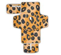 Leopard Print Orange Reusable Portable Changing pad with Tissue Pocket Changing Pads for Changing Table Infant Travel Station Kit cambiadores de pa?ales para Bebes