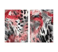 Leopard Print Pattern Passport Holder Travel Wallet Slim Minimalist Front Pocket Leather Credit Card Holder Passport Wallet Cover Case for Travel Must Haves Accessories