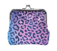Leopard Print Pattern Women PU Leather Coin Purse Convenient Jewelry Organizer for Men Women Travel