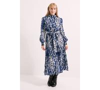 Leopard Print Piping Detail Tie Waist Midi Dress Principles Animal 16