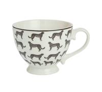 Leopard Print Porcelain Footed Mug