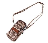 Leopard Print Portable Crossbody Bag for Travel and Running Women