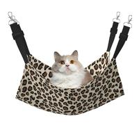 Leopard Print Print,Cat Hanging Hammock Soft Double Sided Hanging Bed for Small Dogs Pet,L