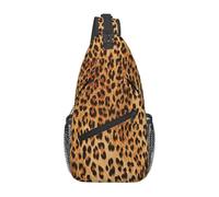 Leopard Print Print Cross Chest Bag Diagonally,Sling Bag,Shoulder Bag For Travel, Hiking, Work