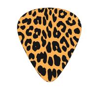 Leopard Print Print Guitar Picks,12 Pack Guitar Plectrums Thin, For Bass Electric Acoustic Guitars Ukulele