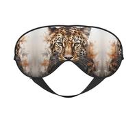 Leopard Print Print Soft Eye Mask - Comfortable Sleep, Elastic Nighttime Shade, Eye Covers for Travel, Meditation