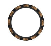 Leopard Print Print Steering Wheel Cover Non-Slip All Seasons Protection Comfortable Cars Accessory