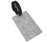 Leopard Print Printed Luggage Tags with Wrist Strap,Name Id Label for Suitcase,Airplane Travel Essentials