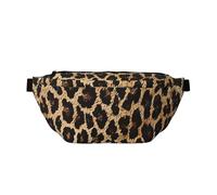 Leopard Print Printed Waist Bag Adjustable Bum Bag Lightweight Travel Waist Fanny Pack Belt for Walking Cycling Hiking Travel