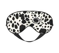 Leopard Print Sleep Mask for Women & Men - Double-Sided Eye Mask with Adjustable Strap, Soft Silky Feel, Light-Blocking & Breathable for Travel, Nap, Shift Work, Yoga
