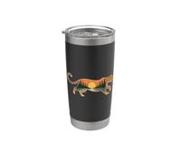 Leopard Print Stuff Nature Forest Leopard Art Womens Leopard Stainless Steel Insulated Tumbler