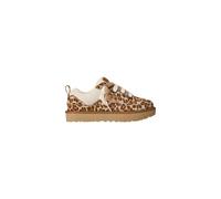Leopard Print Suede Lace-Up Trainers- female- UGG- Sneakers- Multicolor- 4 UK- Shoes 4 UK